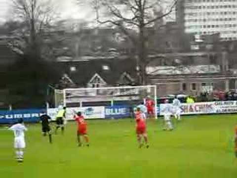 Aldershot Town 2-1 Woking - Kirk Hudson Goal (01/01/08)
