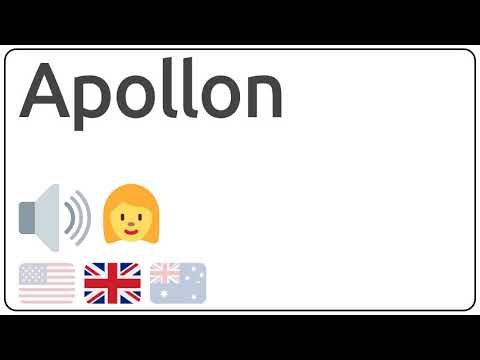 How to pronounce Apollon in english?
