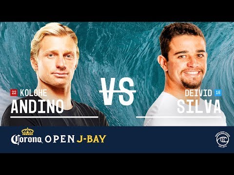 Kolohe Andino vs. Deivid Silva - Round of 16, Heat 3 - Corona Open J-Bay 2019