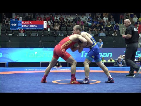 Repechage GR - 67 kg: X. HUANG (CHN) v. V. KRAVCHENKO (UKR)