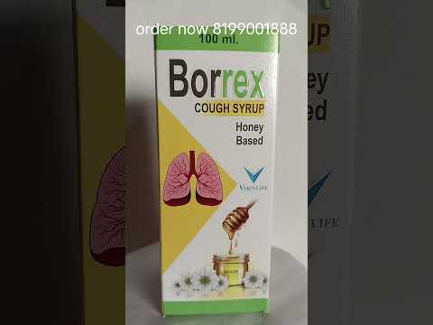 Ayurvedic borrex honey cough syrup, 100 ml