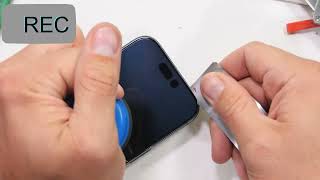 For iPhone 16 Pro Front Screen Outer Glass Lens with OCA Optically Clear Adhesive video