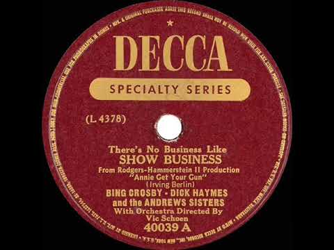 1947 Bing Crosby-Dick Haymes-Andrews Sisters - There’s No Business Like Show Business