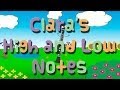 Clara S High And Low Notes