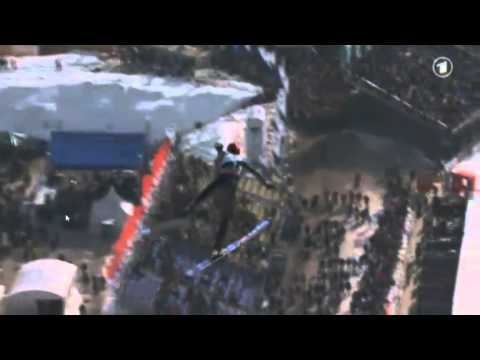 Andreas Wellinger - Planica 2013 - 80m - Trial Round - Very Dangerous Fall - And Reaction Trainer
