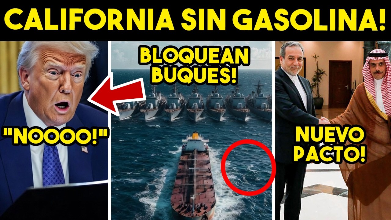 PANICO TOTAL! CALIFORNIA SIN GASOLINA, FRACASA PLAN TRUMP. IRAN CAMBIA JUGADA, SORPRENDIO A TODOS