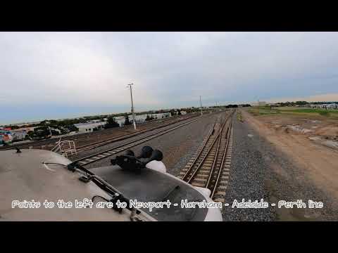 Australian streamliner CLP12 - Locomotive drivers view! Gopro9!