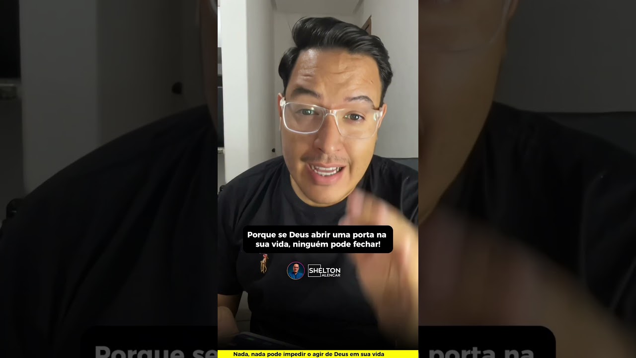 Se Deus abriu uma porta, ninguém pode fechar 🙏🏼