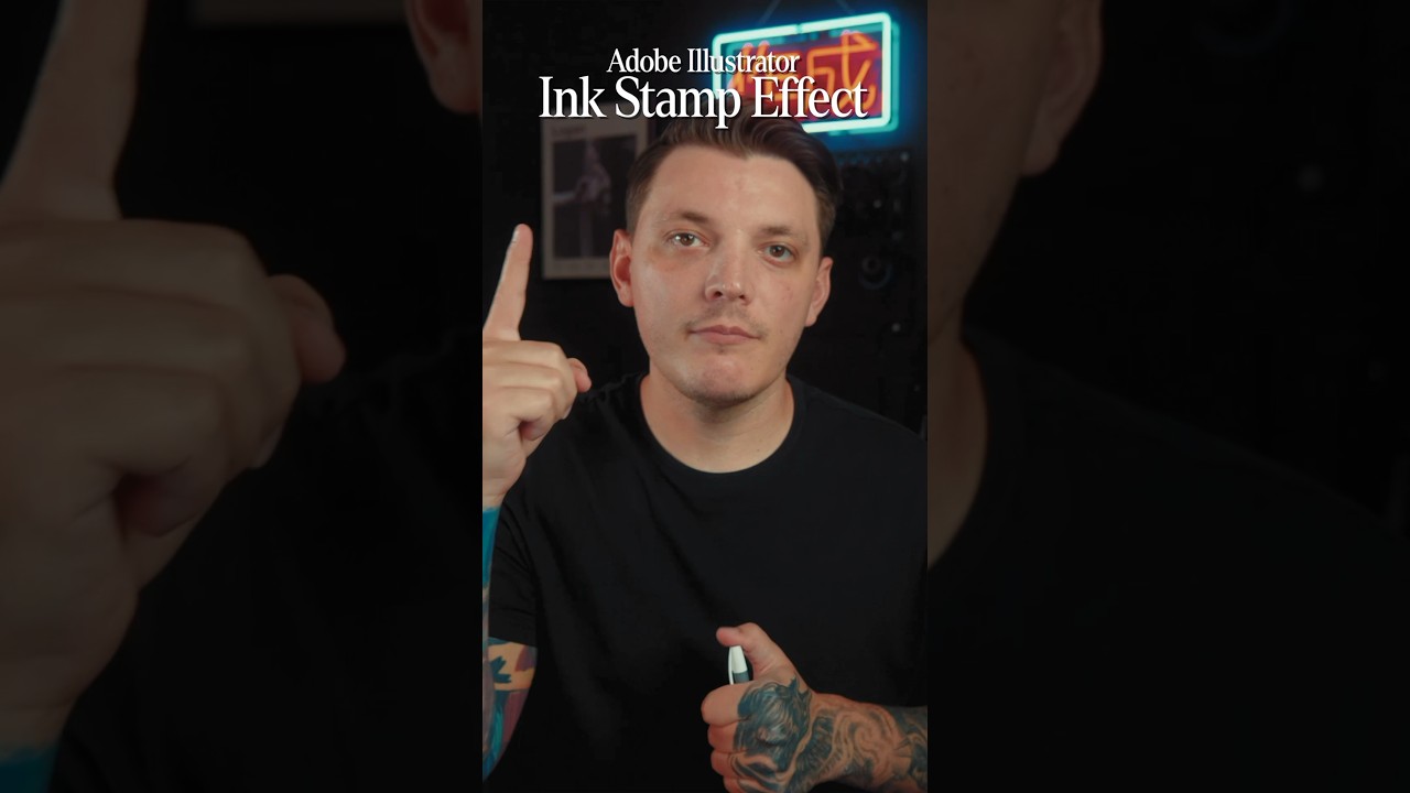 Make This Ink Stamp Effect In Adobe Illustrator