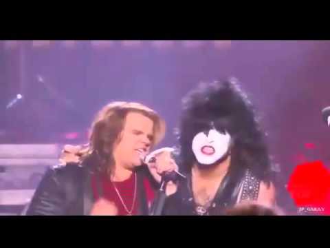 Amazing Caleb Johson & KISS Rock The Nation on American Idol
