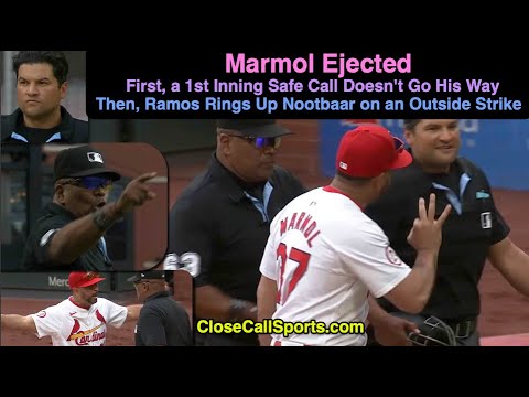 E54 - Oliver Marmol Argues Trapped Single in 1st, Ejected When Charlie Ramos Ks Lars Nootbaar in 3rd