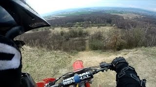 preview picture of video 'Enduro CRF for the first time in 2014 GoPro Hero3+'