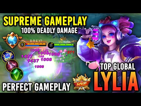 LYLIA BEST BUILD 2023!! Top Global Lylia Gameplay - Mobile Legends