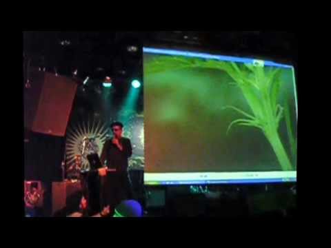 jorge cervantes and i speaking about my work amsterdam cannabis cup 2004!!!