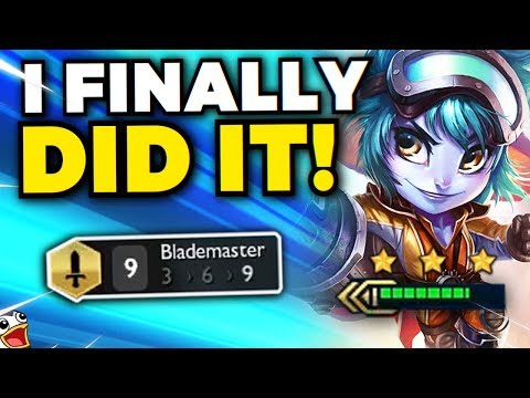 I MANAGED TO MAKE A 9 BLADEMASTERS COMP! | Teamfight Tactics