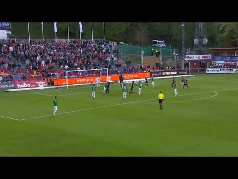 Helstrup Jensen skarvar in 1-0 till Helsingborg - TV4 Sport