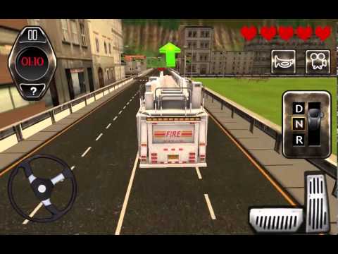 Extreme Rescue Fire Truck 3D Game Play
