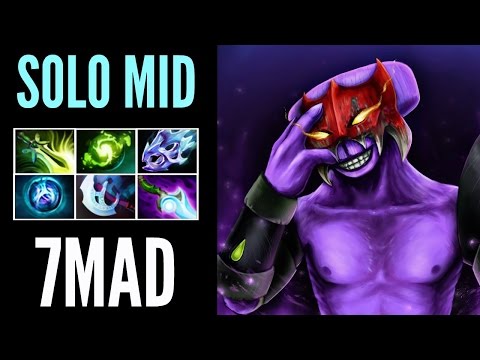 Pro Faceless Void Solo Mid by 7Mad Epic Game 7700 MMR US Gameplay Dota 2