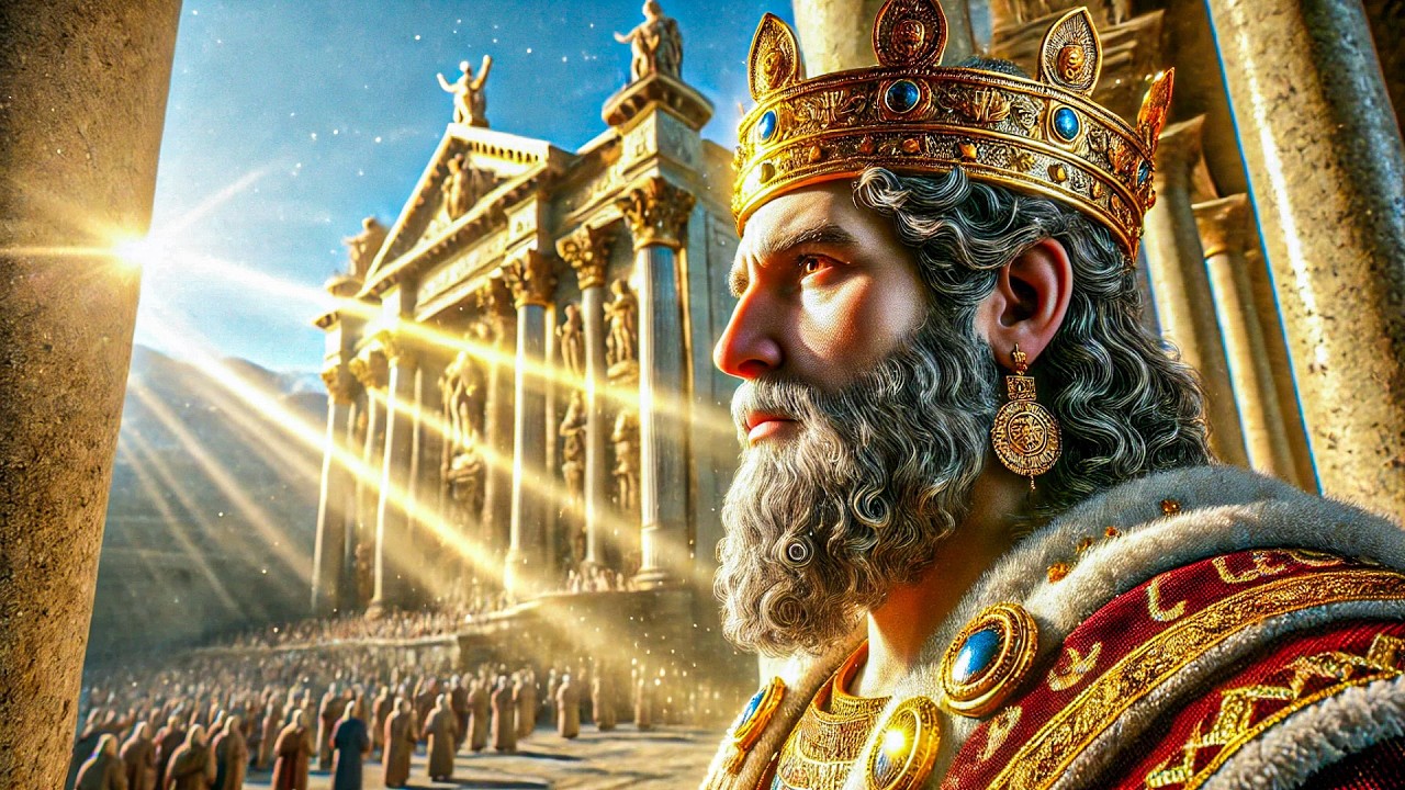 Salomão edifica o Templo e a Glória de Deus aparece