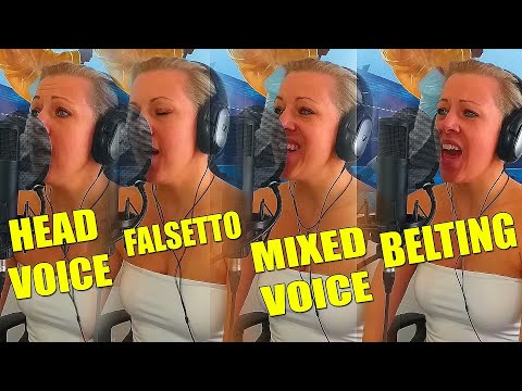 1 Song in 4 Vocal Registers / Demonstration / Phoenix Vocal Studio #letitgo #singingteacher #musical