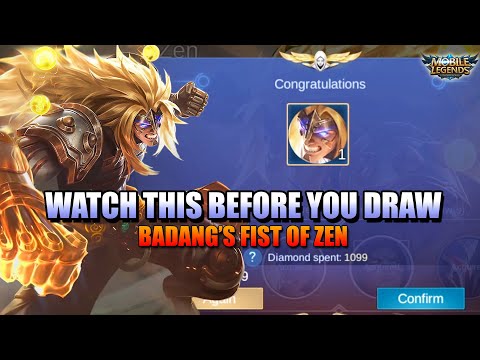 WATCH THIS BEFORE YOU GET BADANG'S FIST OF ZEN SKIN - MLBB