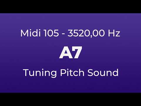 A7 Tuning Pitch | 3520,00 Hz | Midi Key 105