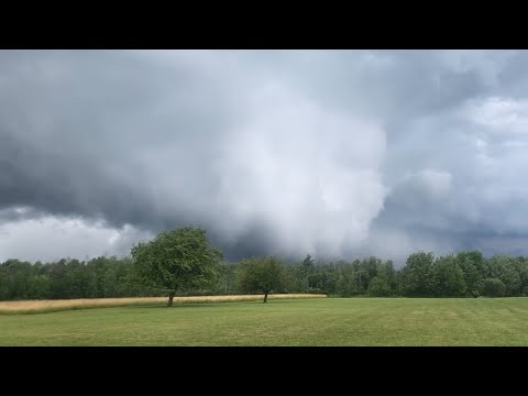 Major Tornado Damage-Roofs Blown Off-Barns Destroyed-Trees Snapped in Half-Buffalo Southtowns