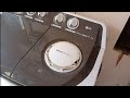 LG 7 5 Kg Semi Automatic Top Load Washing Machine Unboxing And Cloth Washing Demo