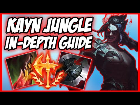 GUIDE ON HOW TO PLAY KAYN JUNGLE IN SEASON 10 - BUILD FOR BOTH FORMS INCLUDED - League of Legends