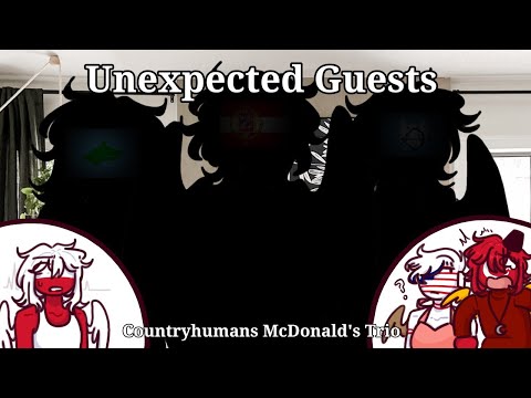 Unexpected guests // Countryhumans - McDonald's Trio