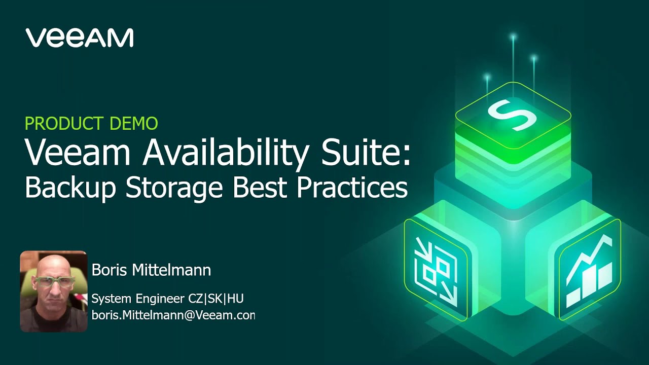 Veeam Availability Suite - osvědčené postupy pro úložiště záloh video