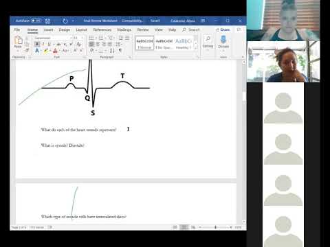 AandP II Final Exam Review Live Session