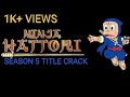 NINJA HATTORI TITLE CRACK Season 5 Kenichi Hattori Shinzo Shishimaru Yumiko Amara NDFV
