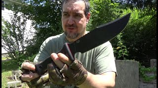I'm Back With Sitivien ST28 Fixed Blade Knife Review! ($64-80) Thick Boi Hefty Beast Bowie Knife