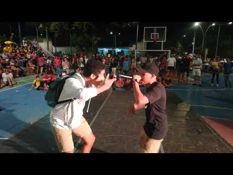 Big nigga VS vlacho en el evento del freestyle en santa marta la ciudadela