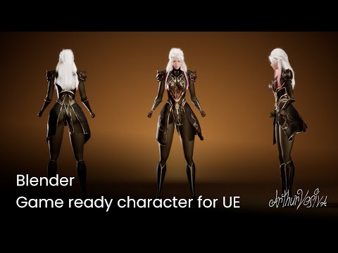 Diana The Hunter | №4 Blender Character Creation timelapse
