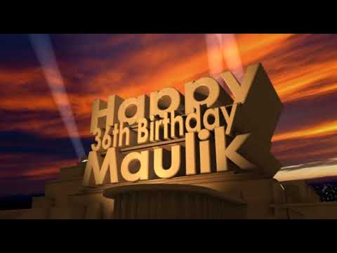 Happy 36th Birthday Maulik
