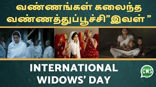 வண்ணங்கள் கலைந்தவண்ணத்துப்பூச்சி"இவள் " || International Widows’ Day || #christianWhatsappStatus