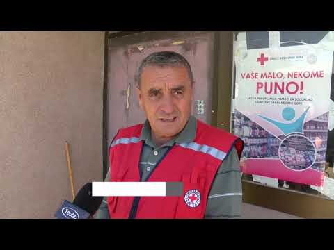 Donacion për Kryqin e Kuq në Ulqin nga firma Popoviq nga Nikshiqi