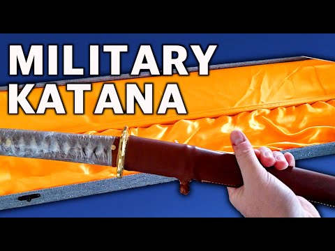 Gunto Type 98 Unboxing - The Military Issue Katana