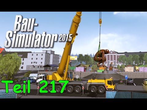 Let's Play Bau Simulator 2015 Teil 217 - STATUE AUFBAUEN mit Liebherr LTM 1300 6.2 | Liongamer1