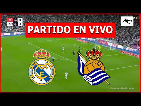✅ REAL MADRID vs REAL SOCIEDAD EN VIVO 🏆 JUEGA MBAPPE 🔥 LA LIGA ESPAÑOLA