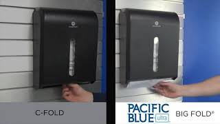 Singlefold Paper Towel Dispenser by GP PRO (Georgia-Pacific), Chrome, 56720, 10.625"" W x 6.0