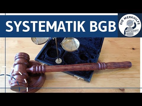 System of the German Civil Code (BGB) simply explained - bracket method - German Civil Code / BGB AT