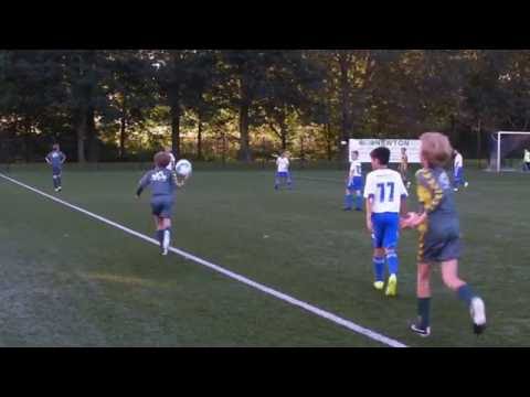 DWO JO13-2   -   VOORSCHOTEN'97  JO13-3  eerste helft  17-9-2016