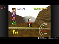 Mario Kart 64 N64 Flower Cup 150cc Donkey Kong