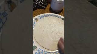 Softening a flour tortilla WITHOUT heat