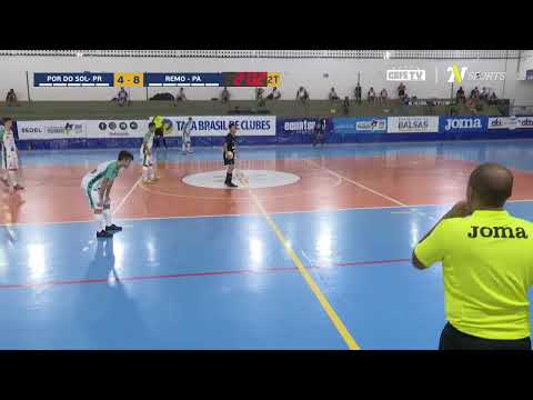 POR DO SOL (PR) x REMO (PA) - TAÇA BRASIL FUTSAL SUB 17 - QUARTAS DE FINAL
