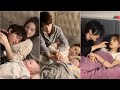 Husband Caring His Wife At Night Sleeping Routine Couple Sleeping Routine ️‍