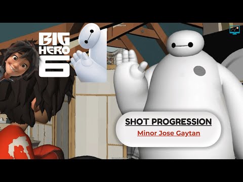 Baymax’s Animation Journey: Big Hero 6 Shot Progression! | Minor Jose Gaytan